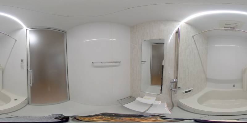 パノラマ画像バスルーム