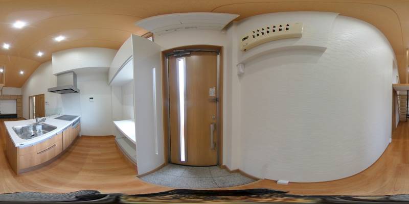 パノラマ画像玄関