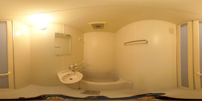 パノラマ画像バスルーム