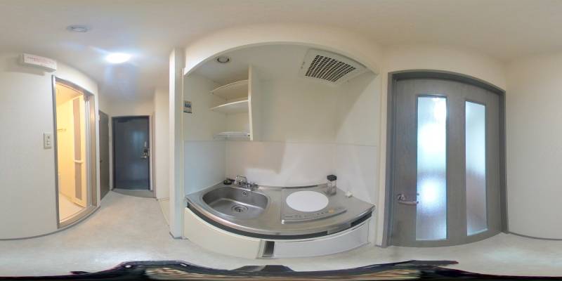 パノラマ画像キッチン