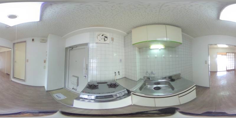 パノラマ画像キッチン