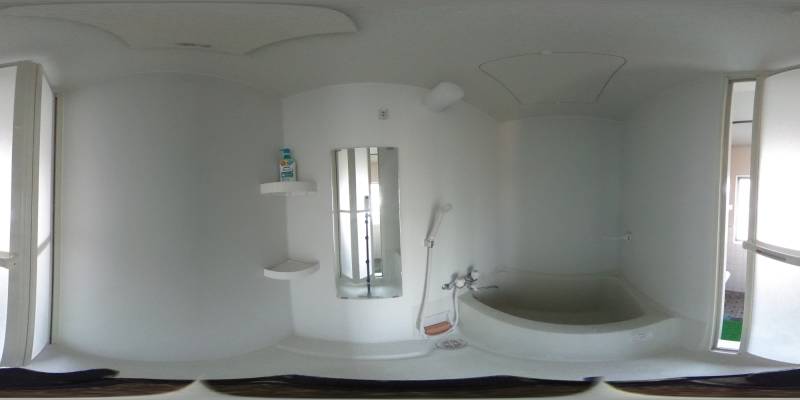 パノラマ画像バスルーム
