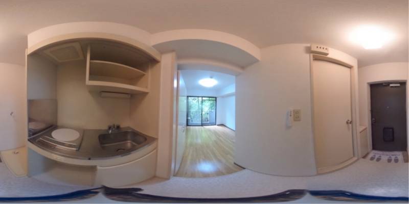 パノラマ画像キッチン