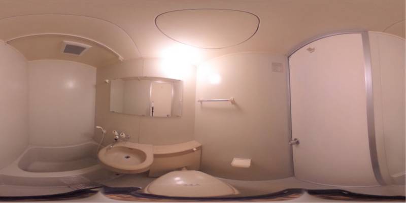 パノラマ画像バスルーム