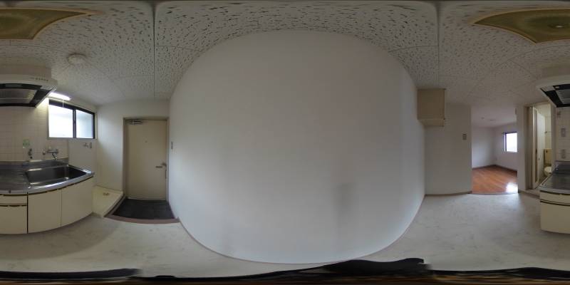パノラマ画像キッチン