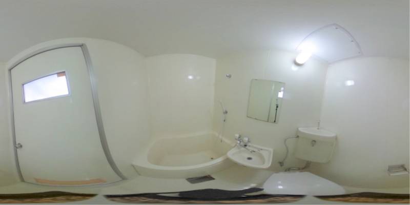 パノラマ画像バスルーム