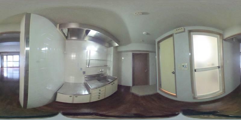 パノラマ画像キッチン