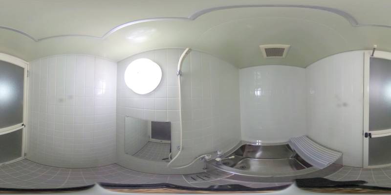 パノラマ画像バスルーム