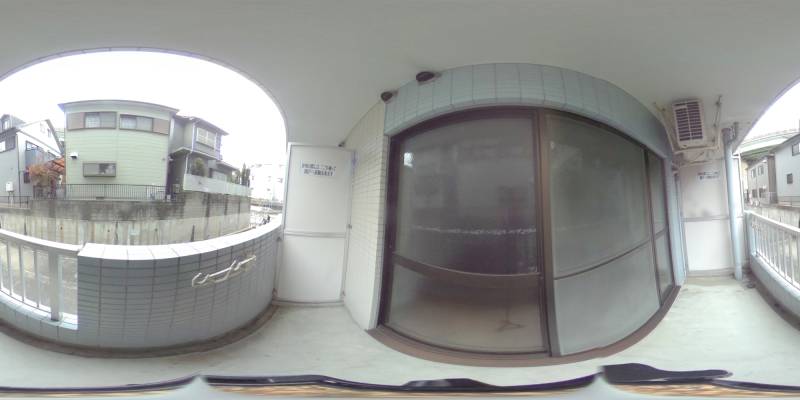 パノラマ画像バルコニー