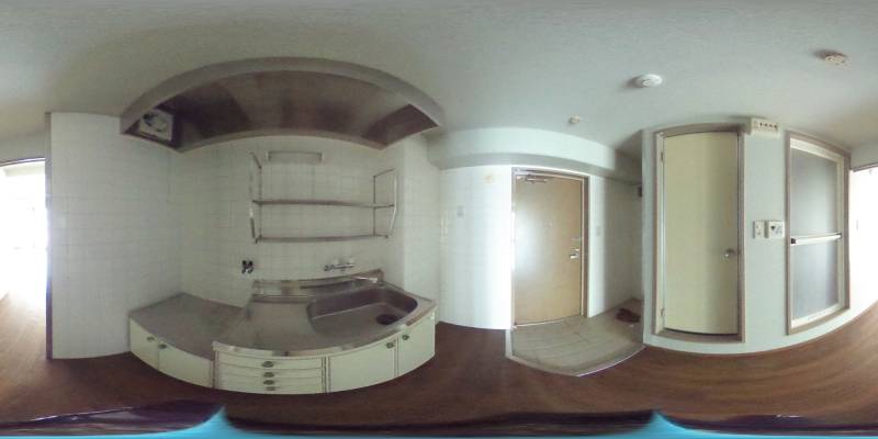 パノラマ画像キッチン