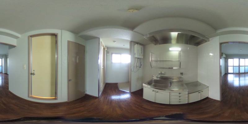 パノラマ画像キッチン