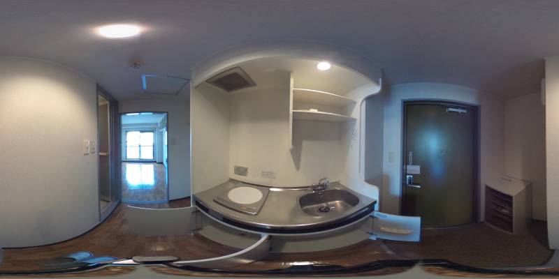 パノラマ画像キッチン