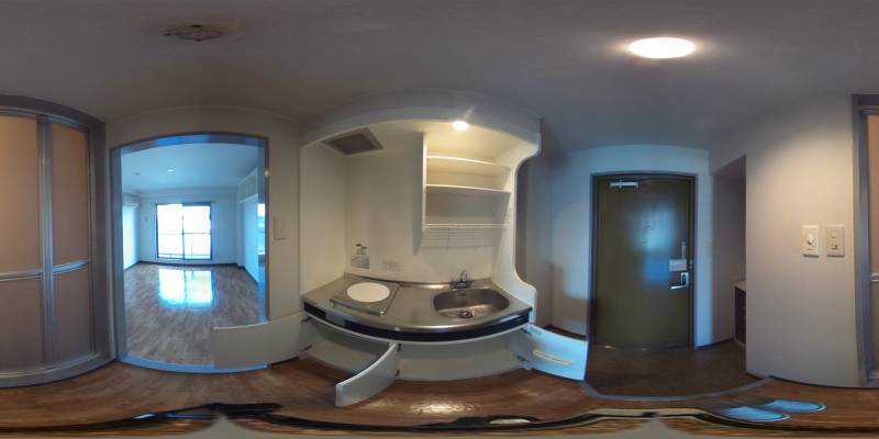 パノラマ画像キッチン