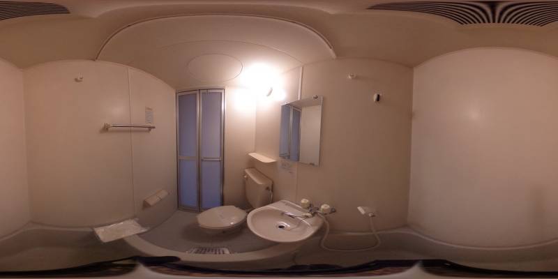 パノラマ画像バスルーム