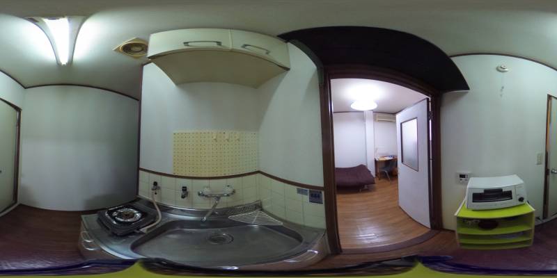 パノラマ画像キッチン