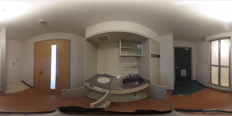 パノラマ画像キッチン