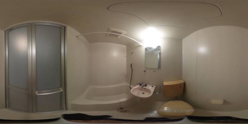 パノラマ画像バスルーム