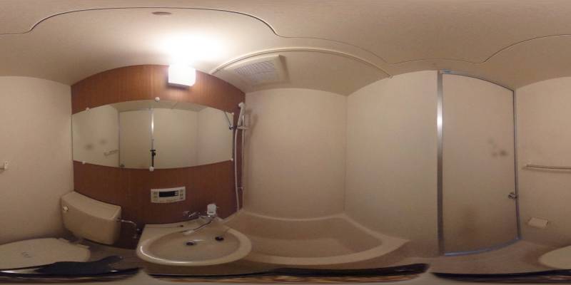 パノラマ画像バスルーム