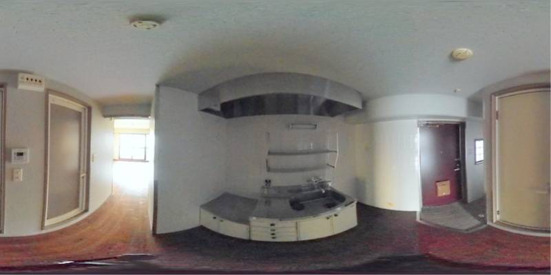 パノラマ画像キッチン