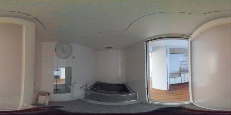 パノラマ画像バスルーム