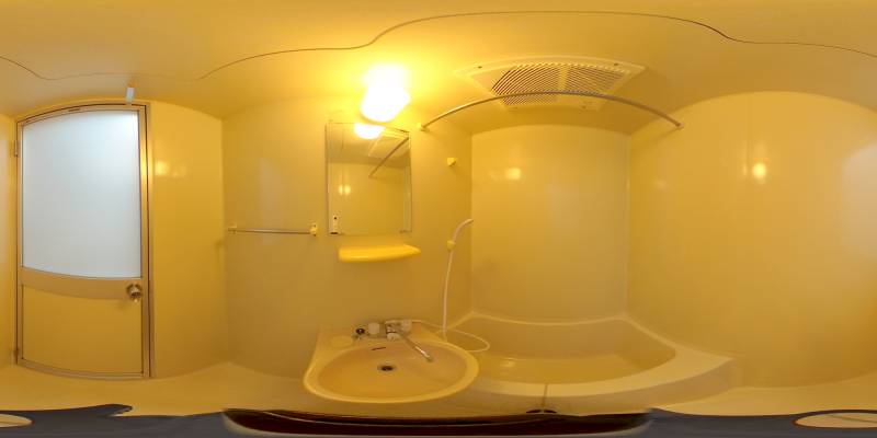 パノラマ画像バスルーム