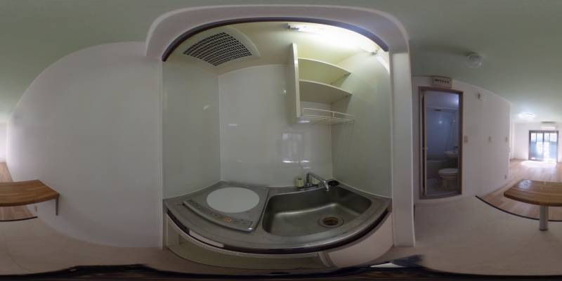 パノラマ画像キッチン