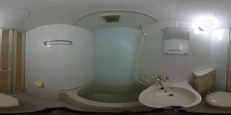 パノラマ画像バスルーム