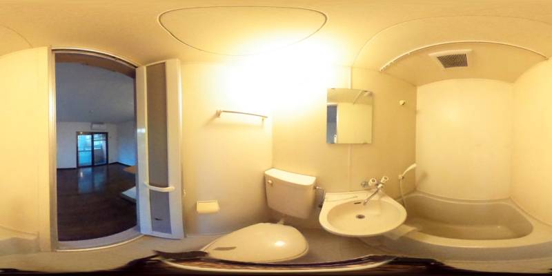 パノラマ画像バスルーム