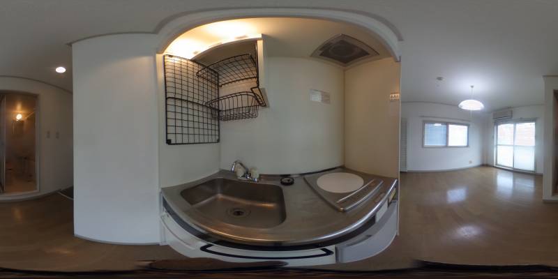 パノラマ画像キッチン