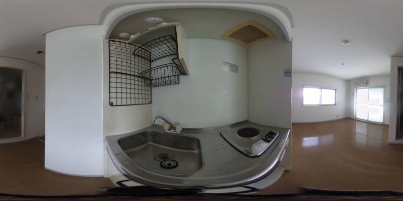 パノラマ画像キッチン