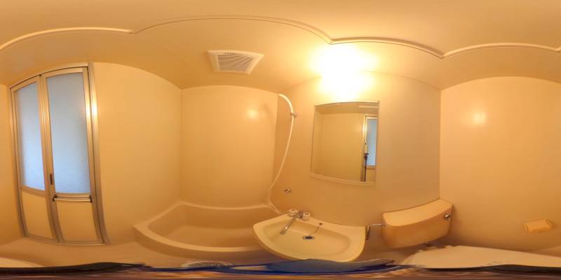 パノラマ画像バスルーム