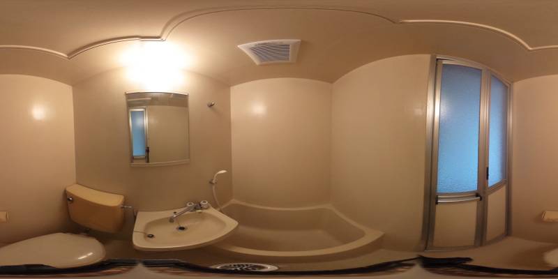 パノラマ画像バスルーム