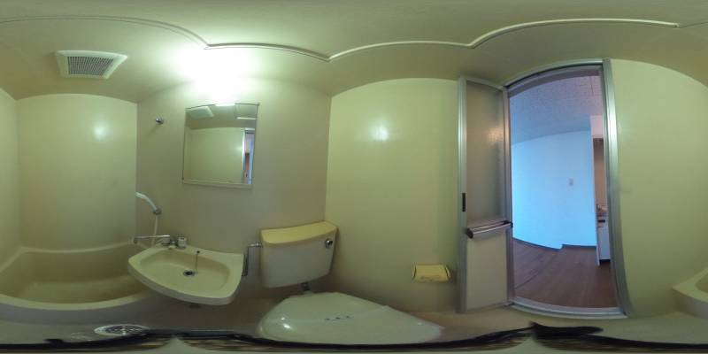 パノラマ画像バスルーム