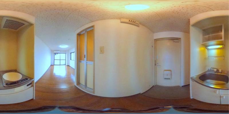 パノラマ画像キッチン