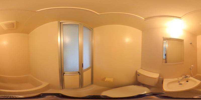 パノラマ画像バスルーム