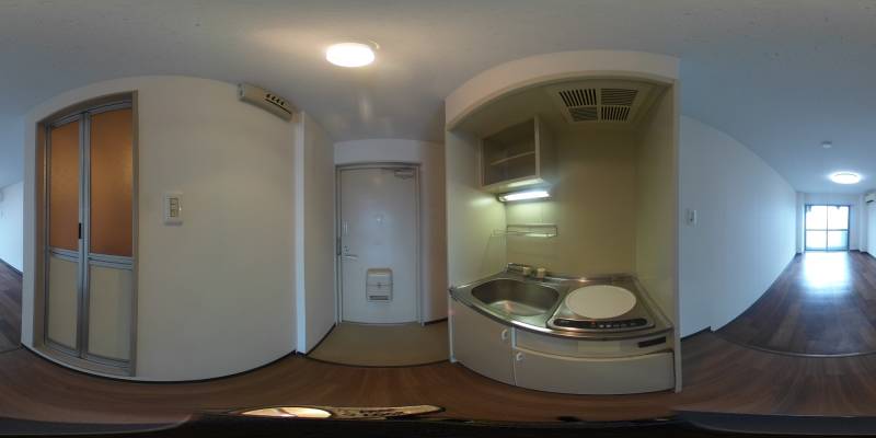 パノラマ画像キッチン