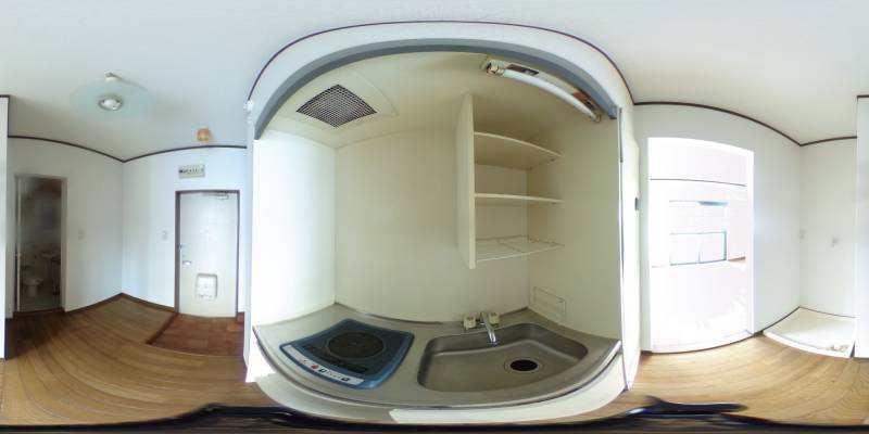 パノラマ画像キッチン