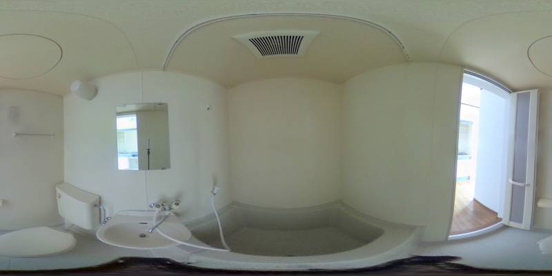 パノラマ画像バスルーム