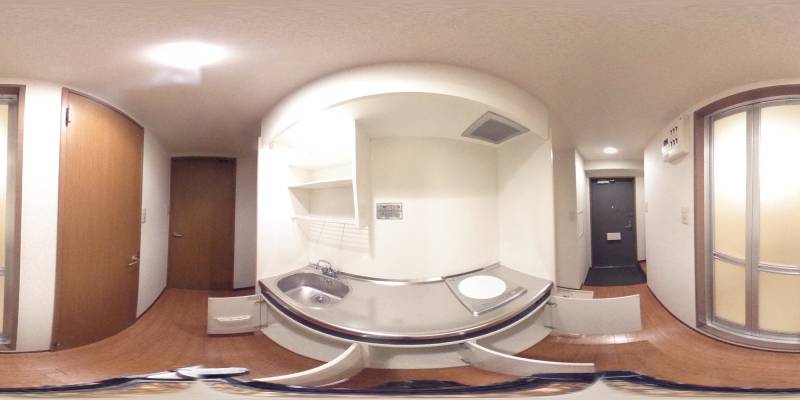 パノラマ画像キッチン