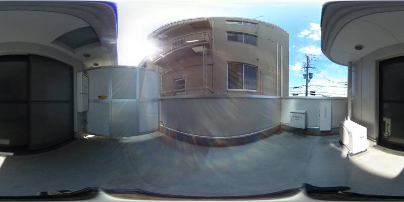 パノラマ画像バルコニー