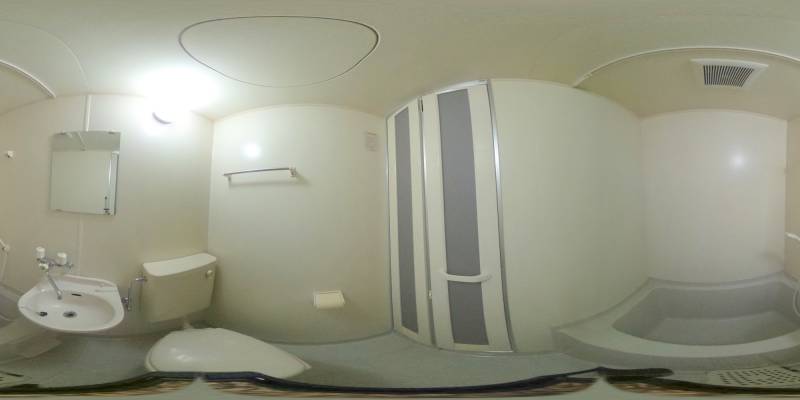 パノラマ画像バスルーム