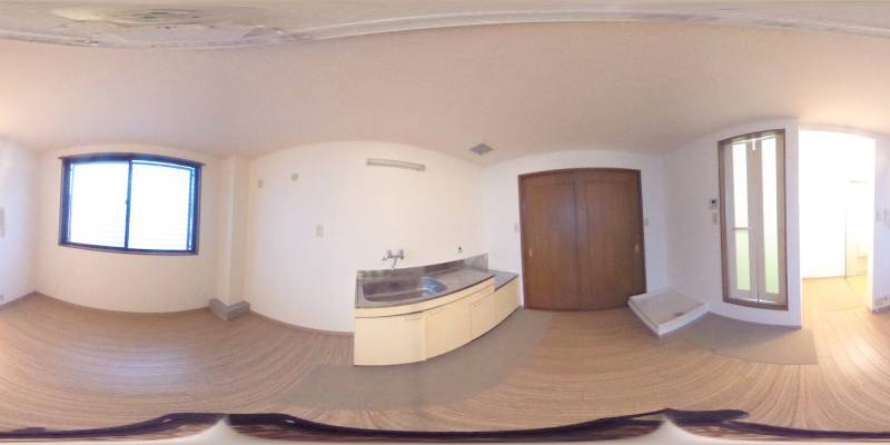 パノラマ画像キッチン