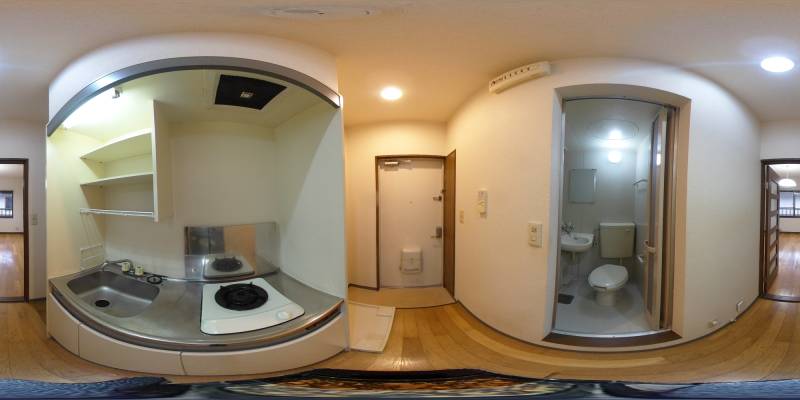 パノラマ画像キッチン