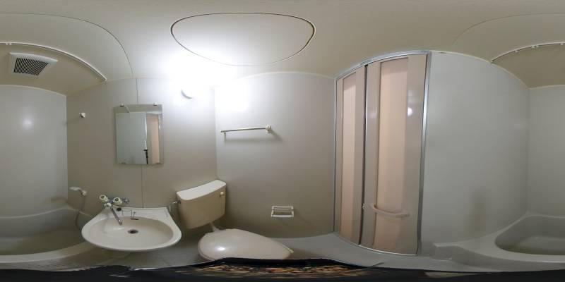 パノラマ画像バスルーム