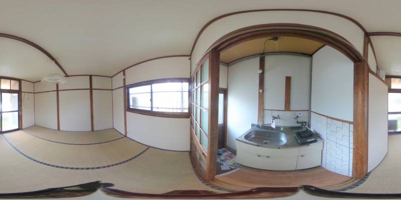 パノラマ画像キッチン