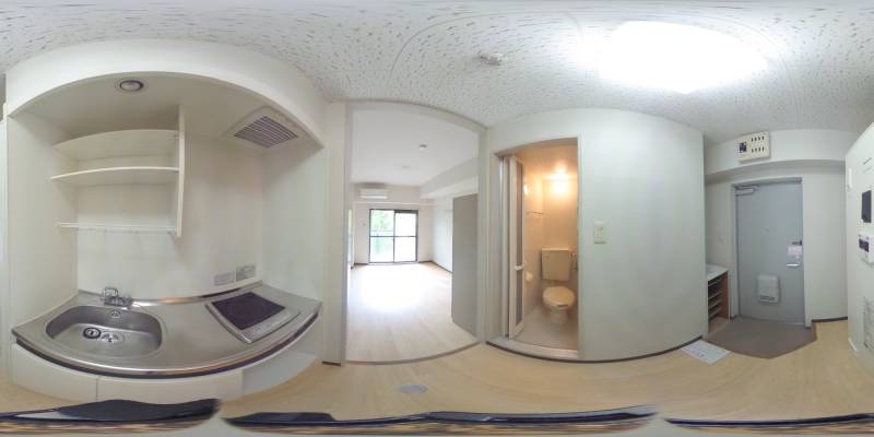 パノラマ画像キッチン