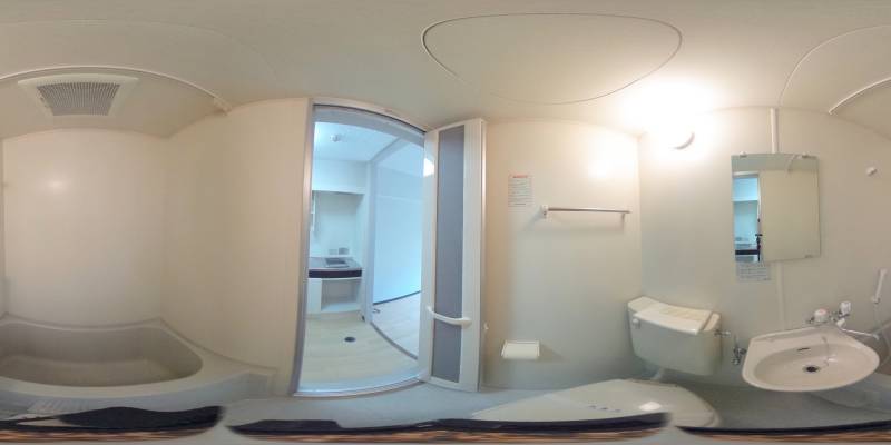 パノラマ画像バスルーム