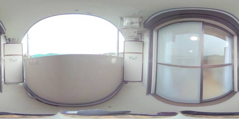 パノラマ画像バルコニー