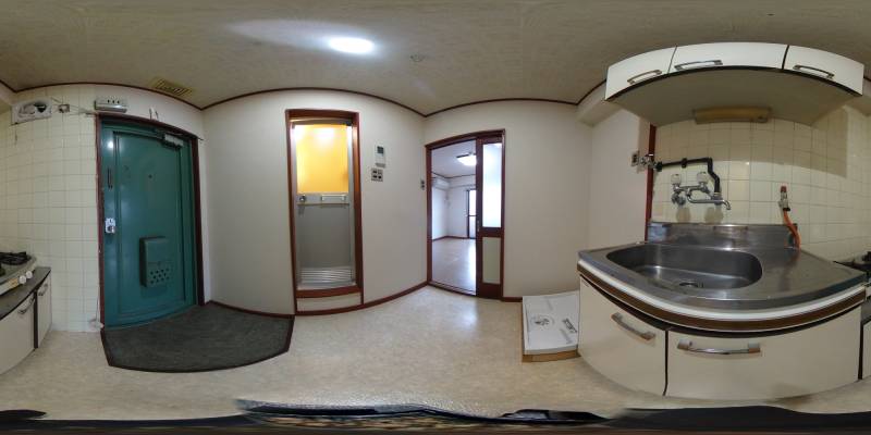 パノラマ画像キッチン