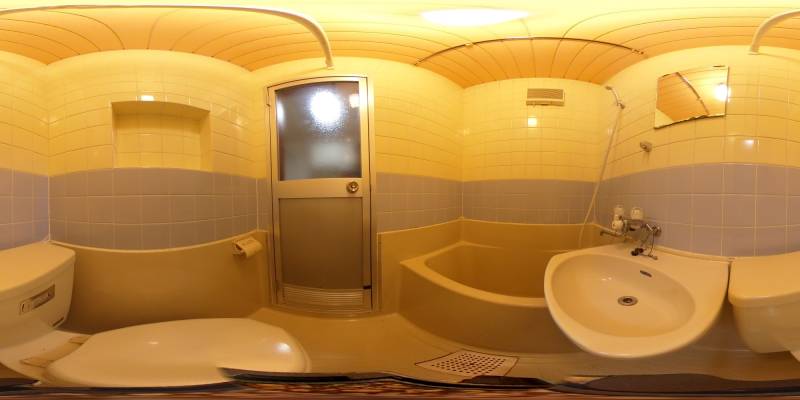 パノラマ画像バスルーム